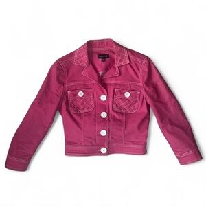 Bebe Pink Jean Jacket